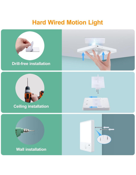 Luz de Techo LED Karjoefar 7000mAh con Control Remoto y 3 Modos Luz de Techo LED Karjoefar 7000mAh con Control Remoto y 3 Modos