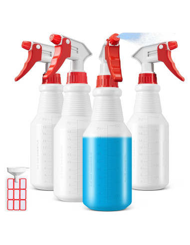 Botellas de Spray Bealee 4 Paquete 0.71 L Alta Resistencia