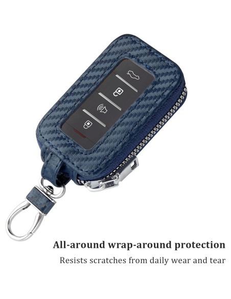 Cubierta de Llave Fob Stacool con Ventana Transparente - Azul Cubierta de Llave Fob Stacool con Ventana Transparente - Azul
