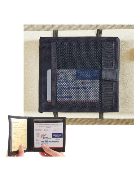 Soporte de Documentos para Auto High Road HRREGISTRATION Negro Soporte de Documentos para Auto High Road HRREGISTRATION Negro