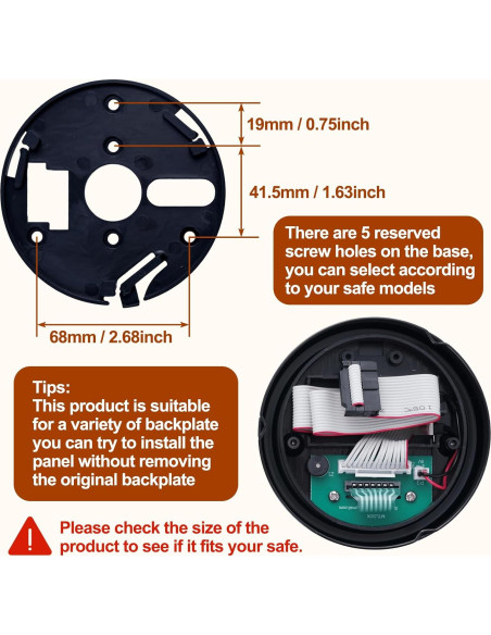 Cerradura Electrónica Solenoide DHEISHA con Teclado para Hogar Cerradura Electrónica Solenoide DHEISHA con Teclado para Hogar