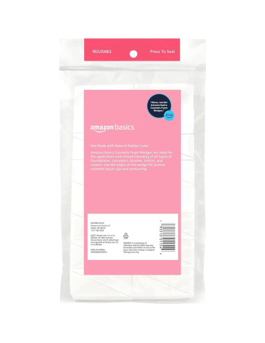 Esponjas de Espuma Cosmética Amazon Basics 32 Unidades