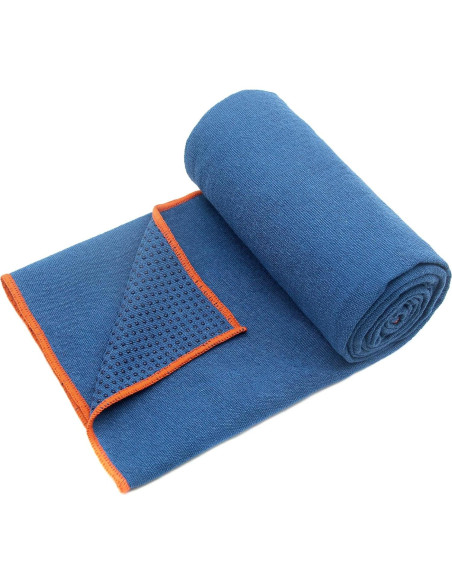 Toalla de Yoga Antideslizante Eunzel 2 Pack 182x61 cm Cian Toalla de Yoga Antideslizante Eunzel 2 Pack 182x61 cm Cian