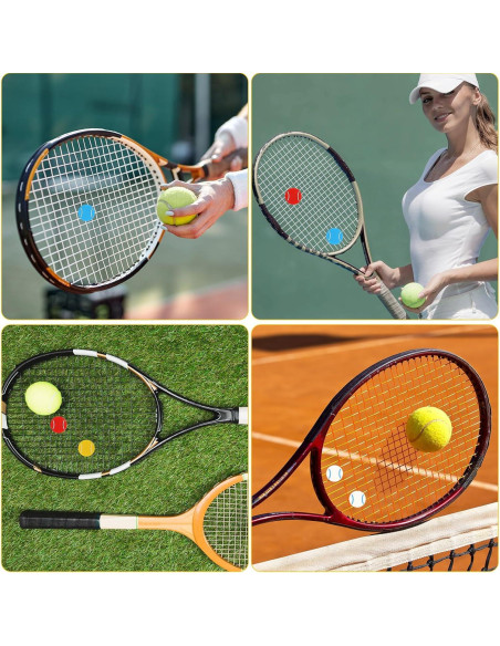 16 Amortiguadores de Vibración de Silicona Gosknor para Tenis 16 Amortiguadores de Vibración de Silicona Gosknor para Tenis