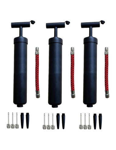 Kit de Bomba de Aire AppleRound - 3 Piezas con Manguera y Boquillas