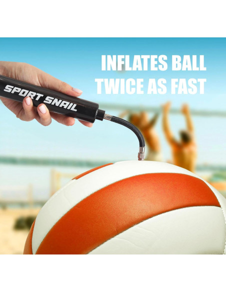 Bomba de Pelotas Sport Snail - Inflador Manual Compacto Bomba de Pelotas Sport Snail - Inflador Manual Compacto