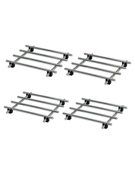 Soporte de Acero Inoxidable JEEATCN para Platos Calientes - 4 Pcs Soporte de Acero Inoxidable JEEATCN para Platos Calientes - 4 Pcs