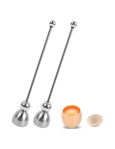 Cortador de Huevos SXoonKing de Acero Inoxidable - 2 Pcs Cortador de Huevos SXoonKing de Acero Inoxidable - 2 Pcs