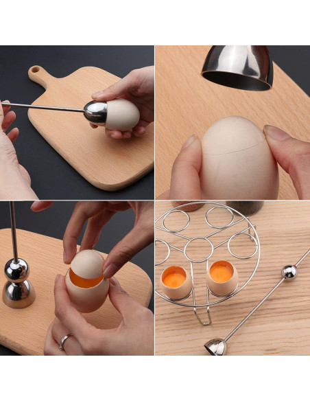 Cortador de Huevos SWETON de Acero Inoxidable - Manual Cortador de Huevos SWETON de Acero Inoxidable - Manual