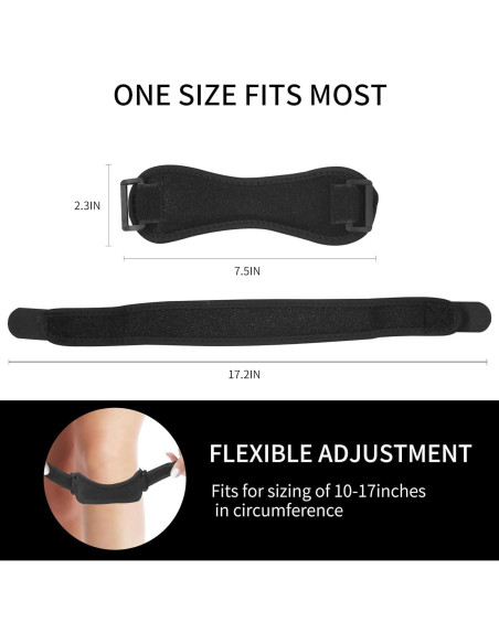 Faja Rodillera Ajustable ANABIUP para Alivio de Dolor - 2 Piezas Faja Rodillera Ajustable ANABIUP para Alivio de Dolor - 2 Piezas