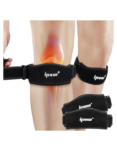 Soporte para Rodilla Patelar IPOW - Almohadilla Engrosada, Talla Única Soporte para Rodilla Patelar IPOW - Almohadilla Engrosada, Talla Única