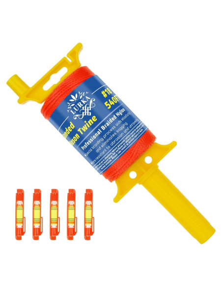 Cuerda de Masonería LURKA 540 Pies Nylon Fluorescente Cuerda de Masonería LURKA 540 Pies Nylon Fluorescente