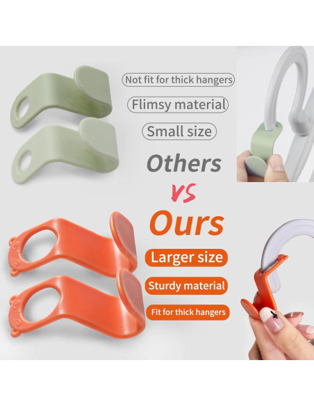 Ganchos Extensores para Perchas SLMT 50PCS Ahorra Espacio Ganchos Extensores para Perchas SLMT 50PCS Ahorra Espacio