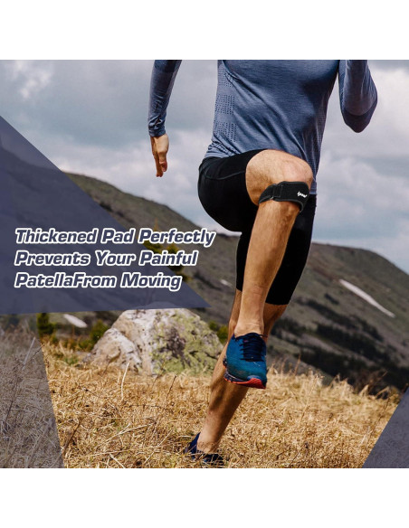 Soporte para Rodilla Patelar IPOW - Almohadilla Engrosada, Talla Única Soporte para Rodilla Patelar IPOW - Almohadilla Engrosada, Talla Única