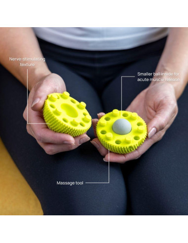 Bola de Masaje Texturizada Naboso Neuro Ball 10.8cm Verde