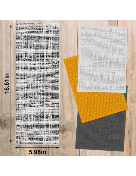 Plantilla de Embossing Hying 3D Rayas Irregulares 10.4x14.5cm Plantilla de Embossing Hying 3D Rayas Irregulares 10.4x14.5cm