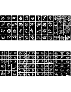 761 Plantillas de Tatuajes Temporales ChurlChurl - 20 Hojas A4 2