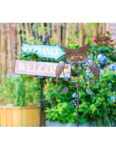 Luz Solar de Jardín TAKE ME Bronce LED Decorativa 97 cm
