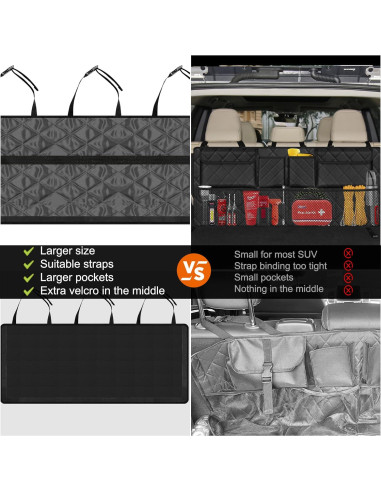 Organizador de Maletero Femuar Plegable Impermeable 106.68x45.72cm