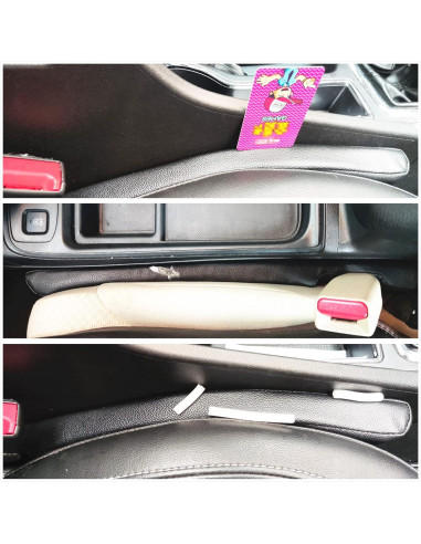 Relleno de Hueco de Asiento LIBRALUX Negro para Coche SUV