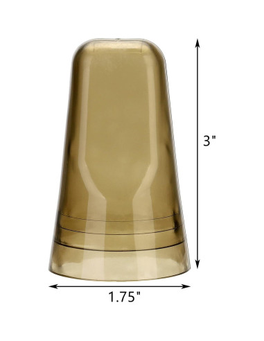 Cubiertas para Vertedores ZEAYEA 24 Piezas PVC Universal