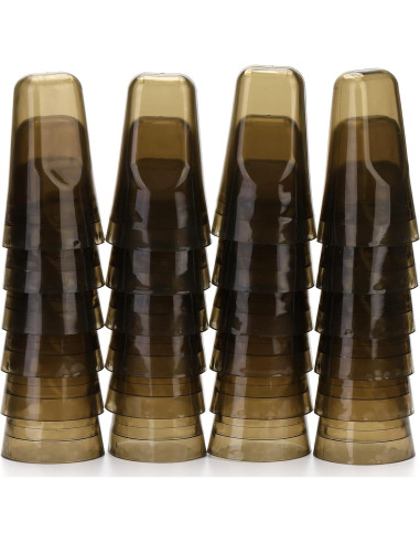 Cubiertas para Vertedores ZEAYEA 24 Piezas PVC Universal