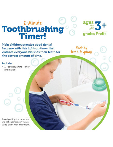 Temporizador de Cepillado de Dientes Learning Resources 2 Minutos