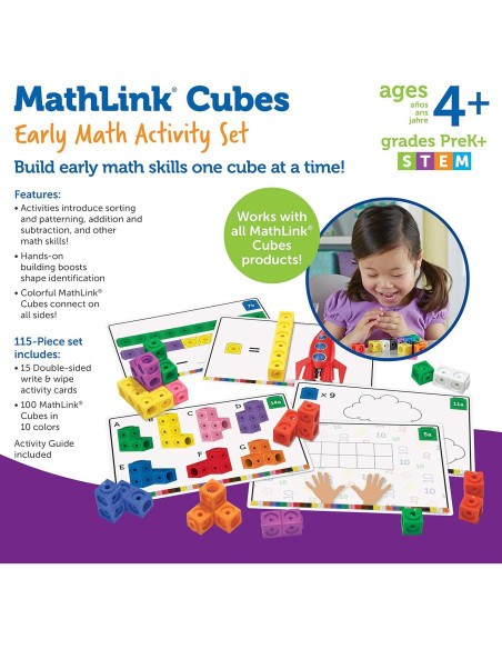 Conjunto de Actividades Matemáticas Learning Resources 115 Piezas Conjunto de Actividades Matemáticas Learning Resources 115 Piezas