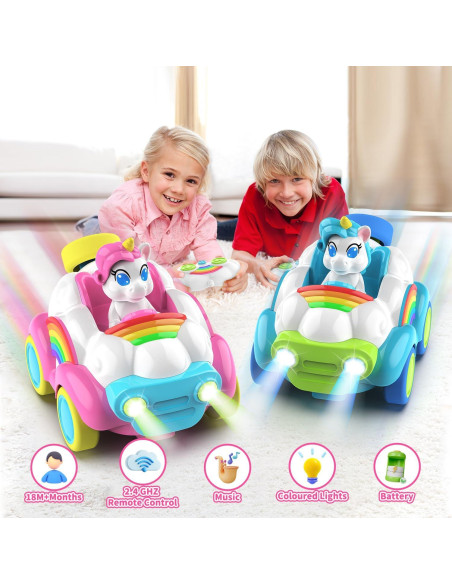 Coches de Control Remoto HANGRUI 2 Paquetes Unicornio 0.61kg Coches de Control Remoto HANGRUI 2 Paquetes Unicornio 0.61kg