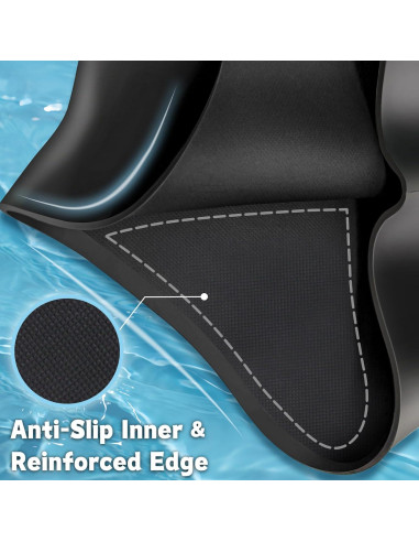 Gorro de Natación Extra Grande VegoVia Silicona Negro