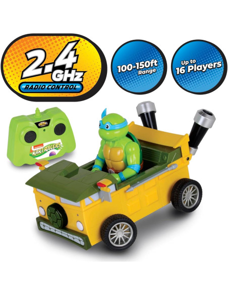 Nick Kart Racers RC TMNT Party Wagon Leonardo 2.4GHz Nick Kart Racers RC TMNT Party Wagon Leonardo 2.4GHz
