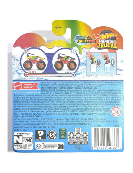 Hot Wheels Monster Trucks Scorpedo Cambiador de Color 2023 Hot Wheels Monster Trucks Scorpedo Cambiador de Color 2023