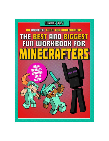 The Best and Biggest Fun Workbook for Minecrafters Grades 3 & 4: An Unofficial Learning Adventure for Minecrafters