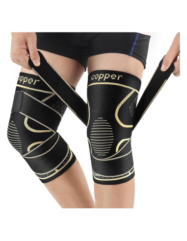 Rodilleras de compresión MEIDDANO para dolor articular - M