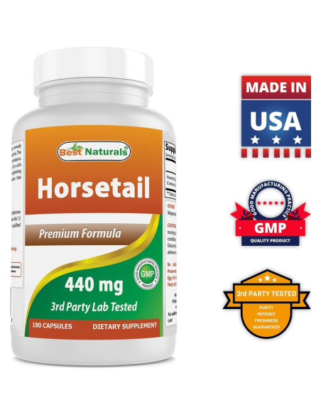 Cápsulas de Cola de Caballo 440 mg - 180 Unidades - Naturales Cápsulas de Cola de Caballo 440 mg - 180 Unidades - Naturales