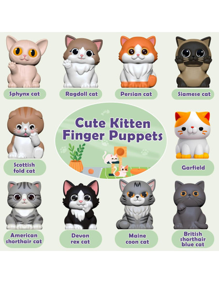 Juguete de Aprendizaje Aigybobo Gatito 20 Pcs para Niños 1-3 Años Juguete de Aprendizaje Aigybobo Gatito 20 Pcs para Niños 1-3 Años
