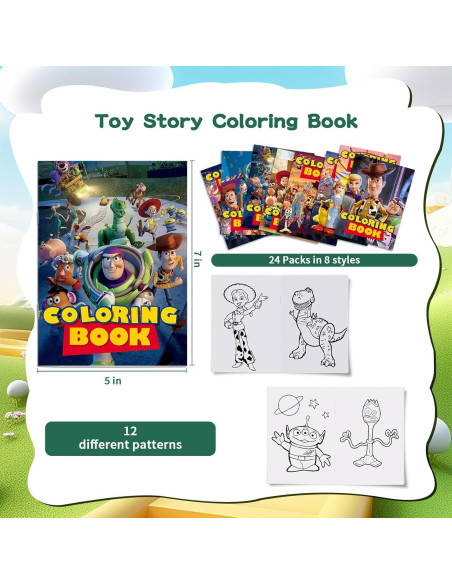 24 Libros para Colorear Fiesta Cumpleaños Juguetes TuoYing 24 Libros para Colorear Fiesta Cumpleaños Juguetes TuoYing