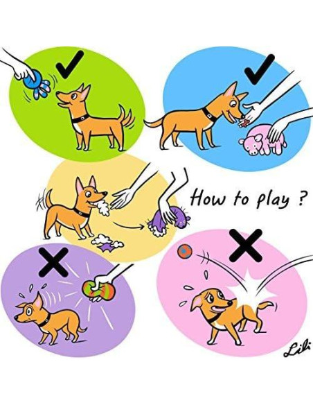 Juguetes de Perro de Láttex Chiwava - Paquete de 3 Interactivos Juguetes de Perro de Láttex Chiwava - Paquete de 3 Interactivos