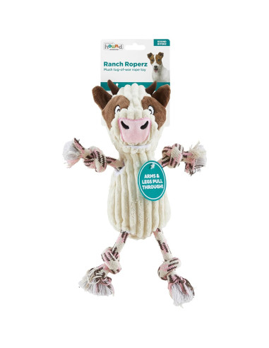 Juguete de Perro de Peluche Outward Hound Vaca Ranch Roperz