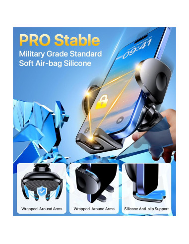 Soporte para Teléfono de Auto Miracase Universal Negro