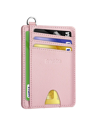 Billetera Minimalista EcoVision EV-CW Rosa con Bloqueo RFID