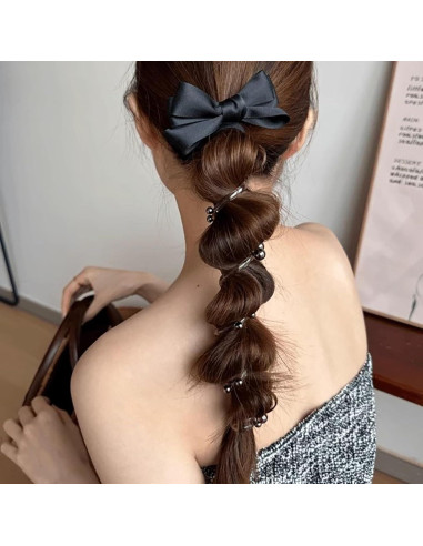 Diademas Espirales Trenzadas HONGCAUP 4 Pcs Lazo Elástico