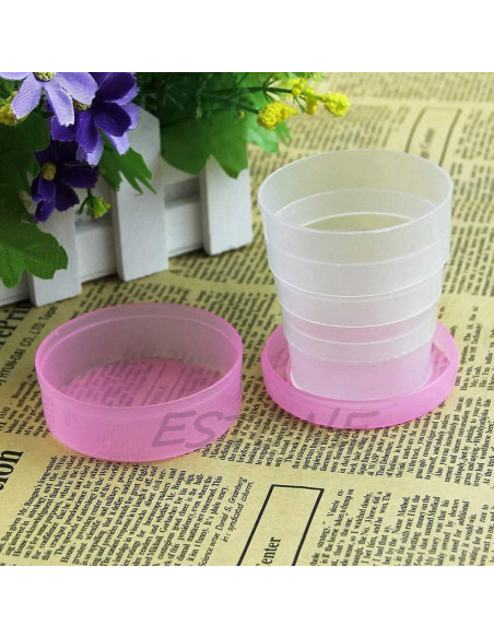 Taza Plegable Sozbkelns 100ML Reutilizable para Viajes Taza Plegable Sozbkelns 100ML Reutilizable para Viajes