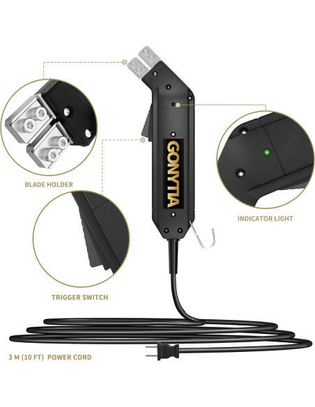 Cortador de Espuma Gonytia GT-T2 con Cuchilla Caliente 120W Cortador de Espuma Gonytia GT-T2 con Cuchilla Caliente 120W