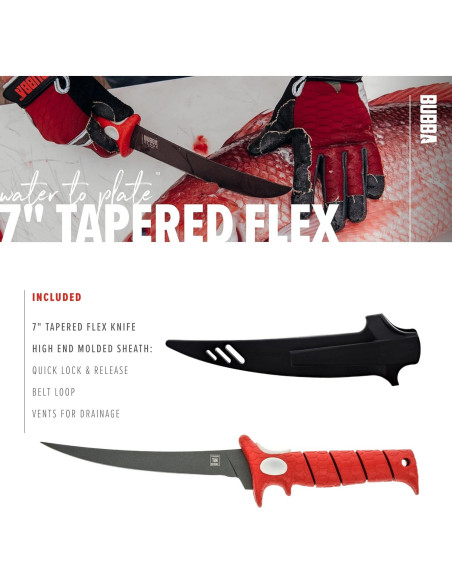 Cuchillo de Pesca BUBBA Flex Fillet 18 cm Acero Inoxidable Cuchillo de Pesca BUBBA Flex Fillet 18 cm Acero Inoxidable