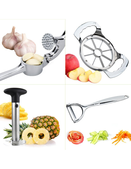 Juego de Herramientas de Cocina f. tu creencia - 4 en 1 Multifuncional Juego de Herramientas de Cocina f. tu creencia - 4 en 1 Multifuncional