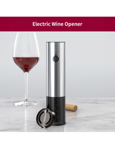 Abrebotellas Eléctrico Automático YYDSBAYS Plateado 2 en 1