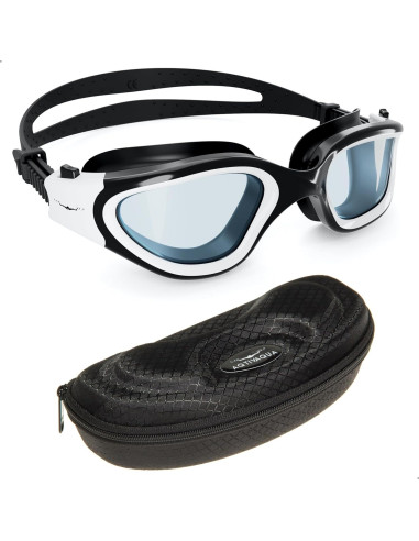Gafas de natación AqtivAqua con lentes amplios y antiempañante