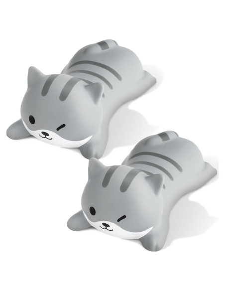 Soporte de Muñeca Ergonómico Kanayu Gato 2 Pcs Espuma PU Soporte de Muñeca Ergonómico Kanayu Gato 2 Pcs Espuma PU