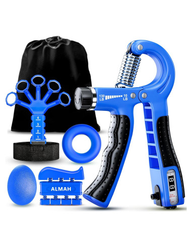 Kit de Fortalecimiento de Agarre ALMAH GS02 - 5 Piezas Ajustables